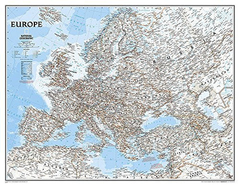 Europe Classic [Enlarged and Laminated] (National Geographic Reference Map) - Wide World Maps & MORE! - Book - Wide World Maps & MORE! - Wide World Maps & MORE!