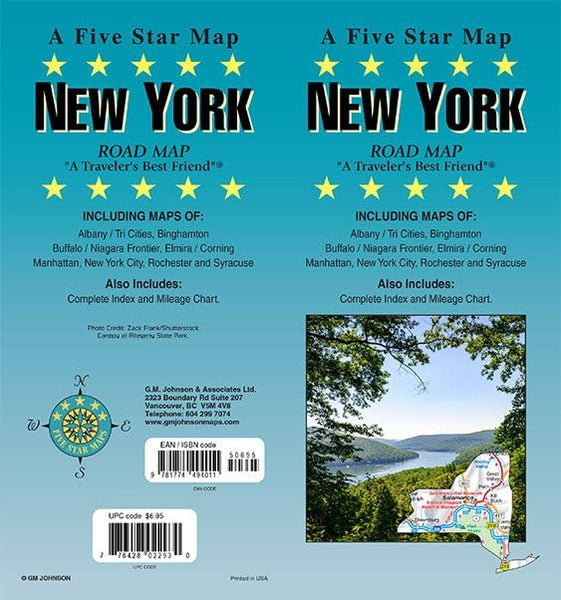 New York Road Map (NY State) - Wide World Maps & MORE!