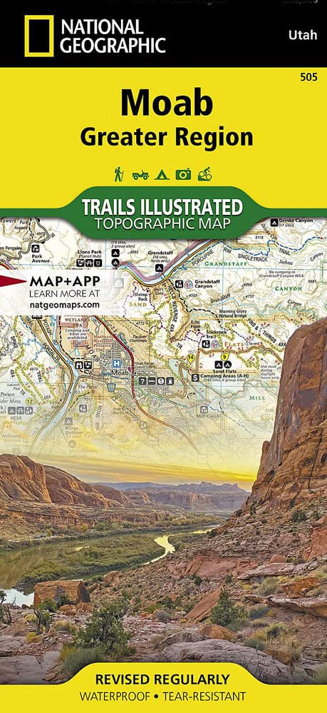 Moab Greater Region (National Geographic Trails Illustrated Map, 505) [Map] National Geographic Maps - Wide World Maps & MORE!