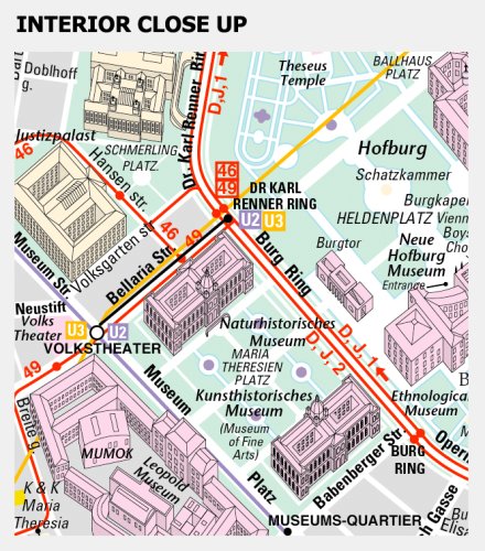 Streetwise Vienna City Center Street Map Streetwise Maps - Wide World Maps & MORE!