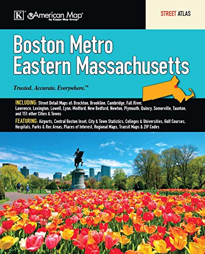 Boston Metro/Eastern Massachusetts Street Atlas - Wide World Maps & MORE!