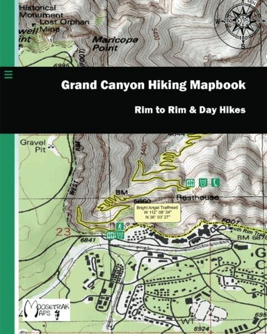 Grand Canyon Hiking Mapbook: Rim to Rim and Day Hikes - Wide World Maps & MORE! - Book - Wide World Maps & MORE! - Wide World Maps & MORE!