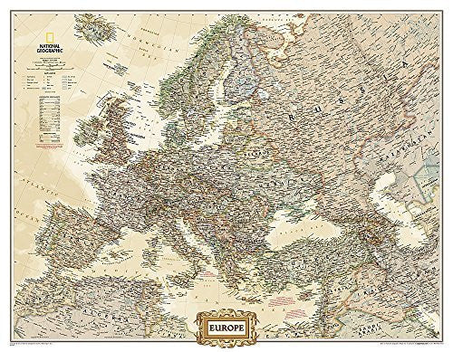 Europe Executive [Enlarged and Laminated] (National Geographic Reference Map) - Wide World Maps & MORE! - Book - Wide World Maps & MORE! - Wide World Maps & MORE!