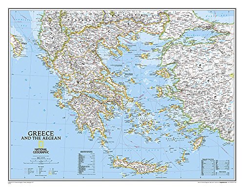 Greece Classic [Tubed] (National Geographic Reference Map) by National Geographic Maps - Reference (2016-01-08) - Wide World Maps & MORE!