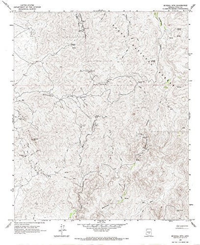 Mineral Mountain, Arizona 7.5' - Wide World Maps & MORE! - Map - Wide World Maps & MORE! - Wide World Maps & MORE!