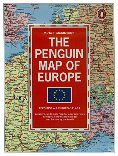 The Penguin Map of Europe - Wide World Maps & MORE! - Book - Wide World Maps & MORE! - Wide World Maps & MORE!