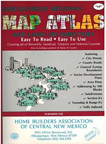 Albuquerque Regional Map Atlas and Land Use Directory - Wide World Maps & MORE! - Book - Wide World Maps & MORE! - Wide World Maps & MORE!