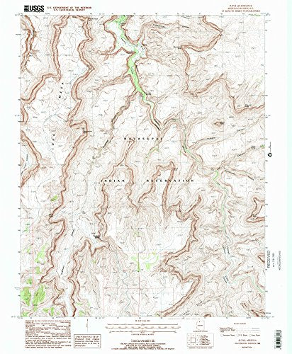 SUPAI, AZ?7.5' PE 1988 [Map] [Jan 01, 2017] United States Geological Survey - Wide World Maps & MORE! -  - Wide World Maps & MORE! - Wide World Maps & MORE!