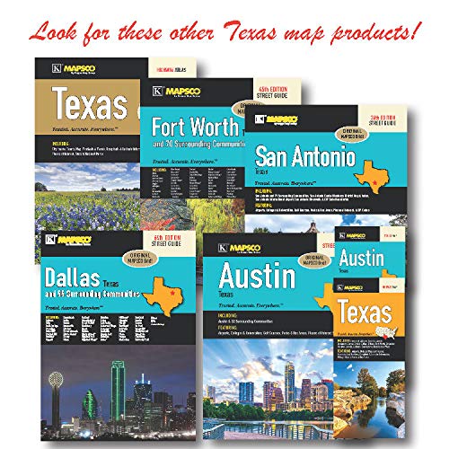 San Antonio Texas Street Guide-by Mapsco 36th Edition - Wide World Maps & MORE!