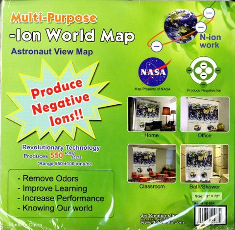 Astronaut View Map (Multi-Purpose -Ion World Map) - Wide World Maps & MORE! - Book - Wide World Maps & MORE! - Wide World Maps & MORE!