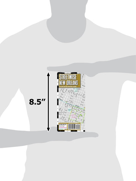 Streetwise New Orleans Map - Laminated City Center Street Map of New Orleans, Louisiana - Wide World Maps & MORE! - Book - StreetWise - Wide World Maps & MORE!