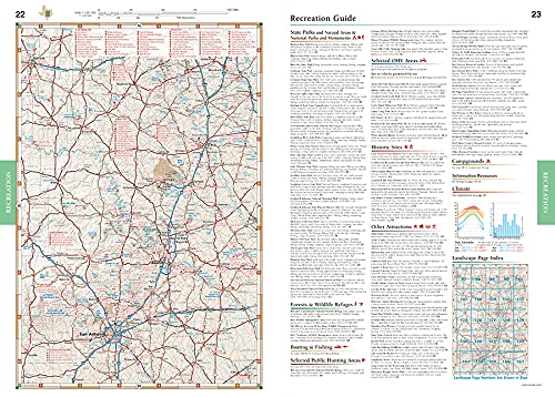Texas Road and Recreation Atlas - Wide World Maps & MORE!
