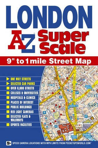 London Super Scale Map - Wide World Maps & MORE! - Book - Brand: Geographers' A-Z Map Co Ltd - Wide World Maps & MORE!