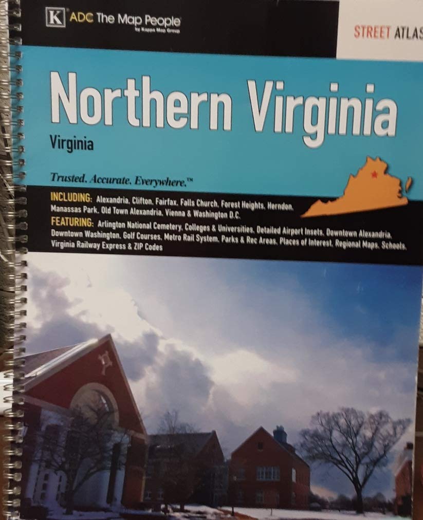 Northern Virginia Road Atlas - Wide World Maps & MORE! - Book - Wide World Maps & MORE! - Wide World Maps & MORE!