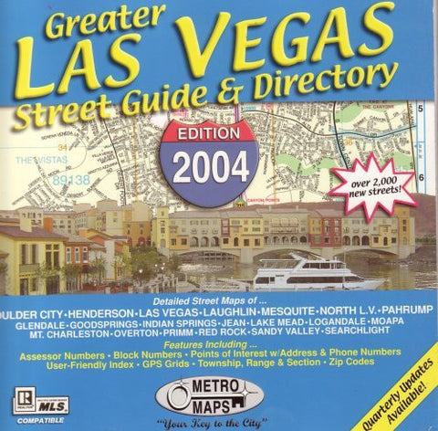 GREATER LAS VEGAS STREET GUIDE & DIRECTORY 2004 - Wide World Maps & MORE! - Map - Wide World Maps & MORE! - Wide World Maps & MORE!