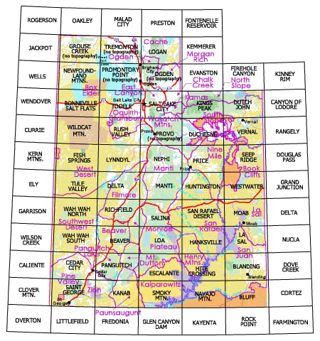 Navajo Mountain Surface Management 1:100,000-Scale Topographic Map (Utah) [Map] Bureau of Land Management - Wide World Maps & MORE!