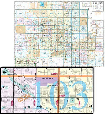 Phoenix Metropolitan Area Wall Map Paper/Non-Laminated - Wide World Maps & MORE! - Map - Wide World Maps & MORE! - Wide World Maps & MORE!