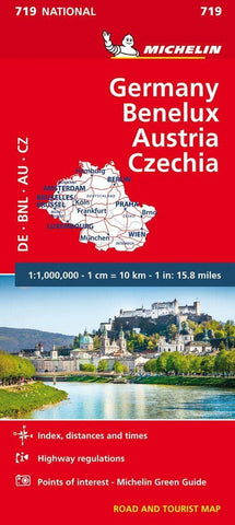 Michelin Germany Austria Benelux Czech Republic Map 719 (Maps/Country (Michelin)) [Map] Michelin - Wide World Maps & MORE!