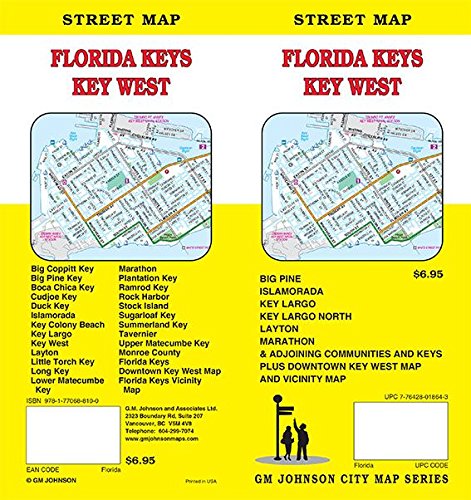 Florida Keys / Key West / Upper & Lower Keys, Florida Street Map - Wide World Maps & MORE! - Book - Wide World Maps & MORE! - Wide World Maps & MORE!