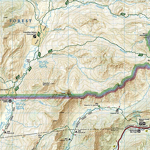 Tower, Canyon: Yellowstone National Park NE (National Geographic Trails Illustrated Map, 304) - Wide World Maps & MORE!