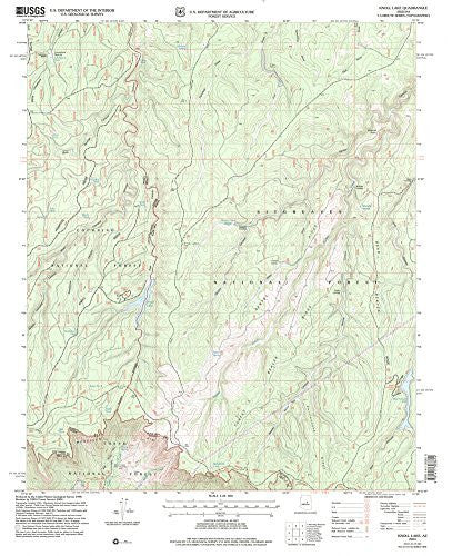 Knoll Lake, Arizona (7.5'×7.5' Topographic Quadrangle) - Wide World Maps & MORE! - Map - Wide World Maps & MORE! - Wide World Maps & MORE!