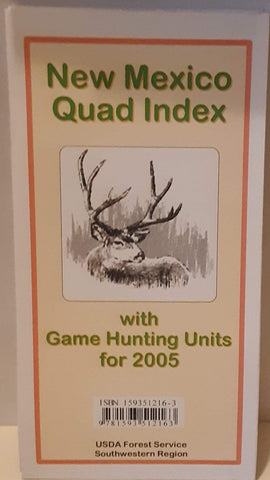 New Mexico Quad Index with Game Hunting Units for 2005 - Wide World Maps & MORE! - Book - Wide World Maps & MORE! - Wide World Maps & MORE!