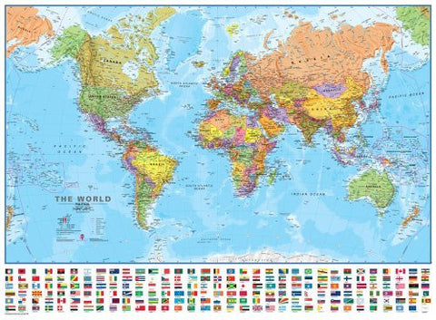 World Political Map - Wide World Maps & MORE! - Toy - Maps International - Wide World Maps & MORE!