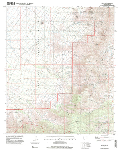 Helvetia, Arizona (7.5'×7.5' Topographic Quadrangle) - Wide World Maps & MORE!