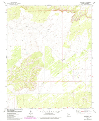 HOGAN WELL, Arizona (7.5'×7.5' Topographic Quadrangle) - Wide World Maps & MORE! - Map - Wide World Maps & MORE! - Wide World Maps & MORE!