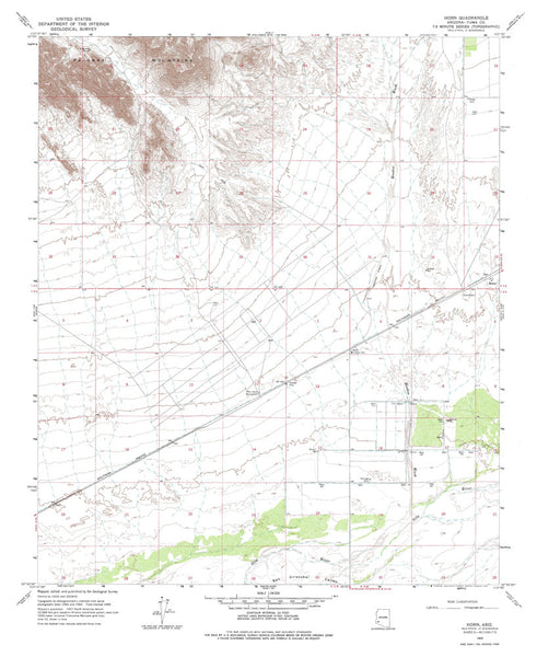 HORN, Arizona 7.5' - Wide World Maps & MORE! - Map - Wide World Maps & MORE! - Wide World Maps & MORE!