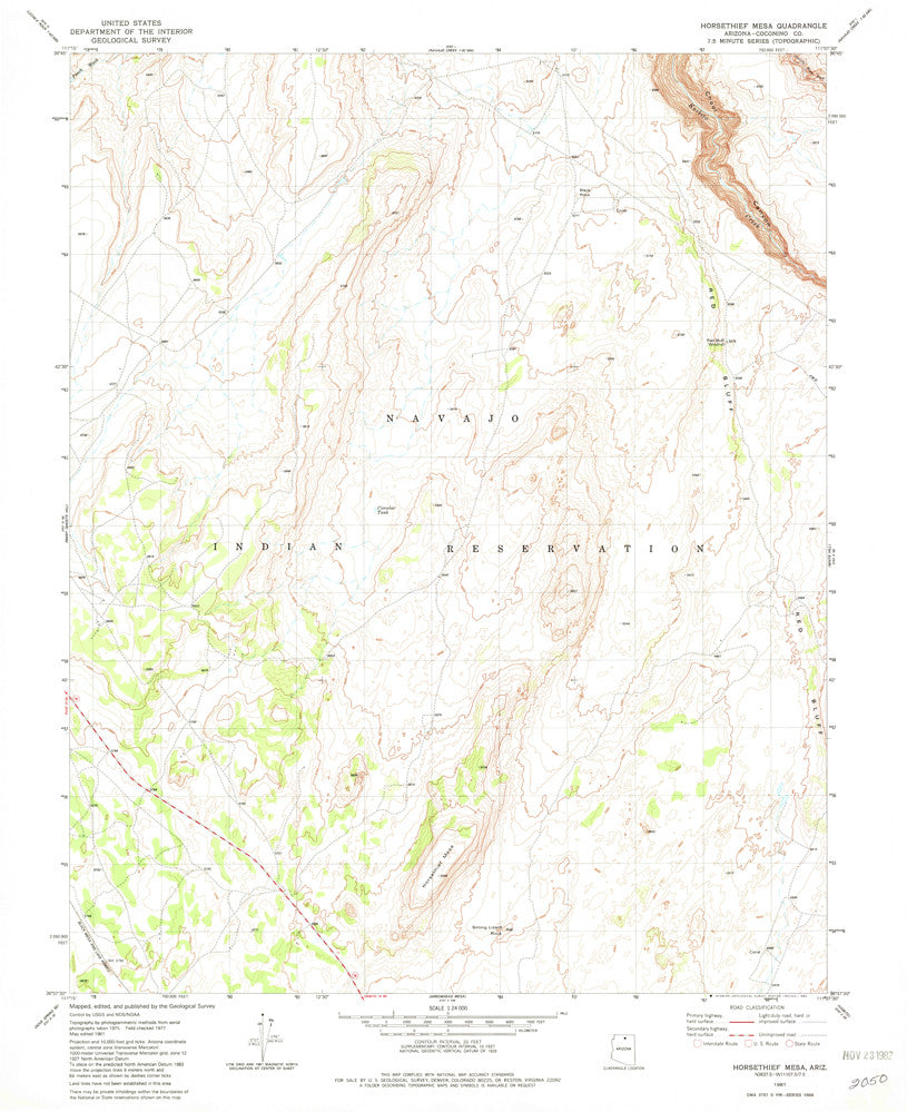HORSETHIEF MESA, Arizona (7.5'×7.5' Topographic Quadrangle) - Wide World Maps & MORE! - Map - Wide World Maps & MORE! - Wide World Maps & MORE!