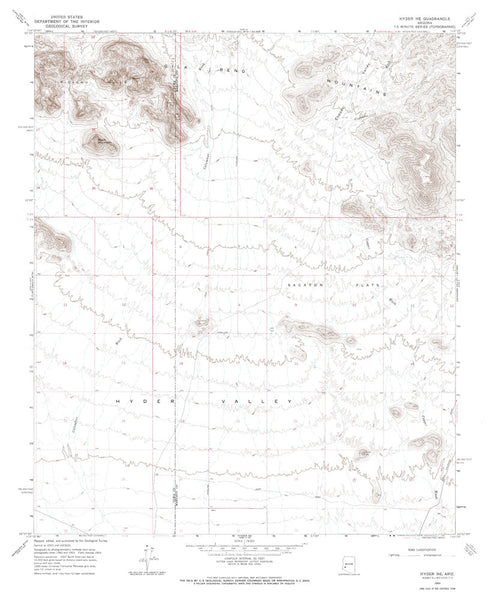 HYDER NE, Arizona 7.5' - Wide World Maps & MORE! - Map - Wide World Maps & MORE! - Wide World Maps & MORE!