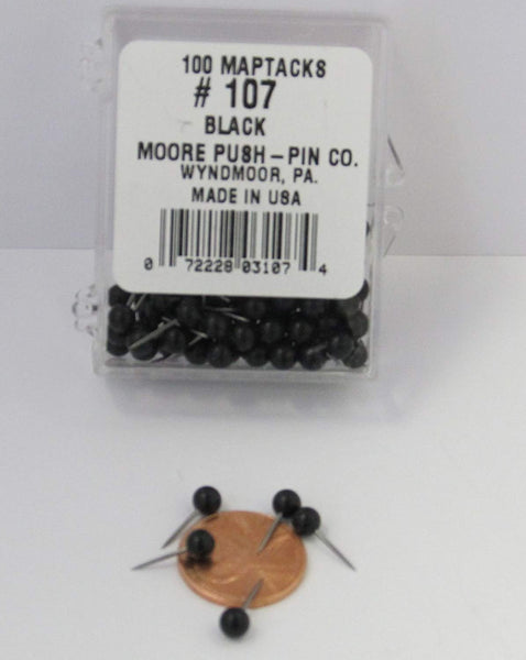 Moore Push-Pin Map Tacks - Wide World Maps & MORE! - Art and Craft Supply - Moore Push-Pin - Wide World Maps & MORE!