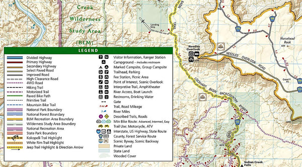 Moab South (National Geographic Trails Illustrated Map) - Wide World Maps & MORE! - Map - Trails Illustrated - Wide World Maps & MORE!