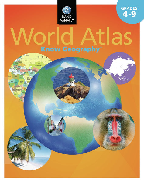 Know Geography™ World Atlas Grades 4-9 (Rand McNally) - Wide World Maps & MORE! - Map - Rand McNally & Company - Wide World Maps & MORE!