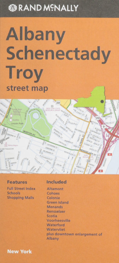 Albany, Schenectady, Troy Street Map Rand McNally [Map] Rand McNally and Company - Wide World Maps & MORE!