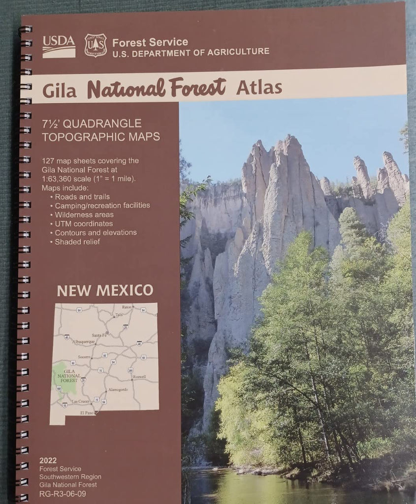 Gila National Forest Atlas - Topographical Maps [Spiral-bound] staff - Wide World Maps & MORE!