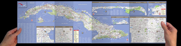 StreetSmartÂ® Cuba Map by VanDam (English and Spanish Edition) Laminated Country Driving map with all attractions, hotels, beaches & city details plus ... restauratns, hotels and bars, 2019 Edition - Wide World Maps & MORE!
