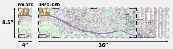 Streetwise Florence Map - Laminated City Center Street Map of Florence, Italy - Folding pocket size travel map - Wide World Maps & MORE! - Book - StreetWise - Wide World Maps & MORE!