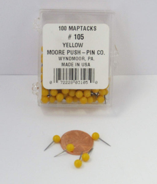 Moore Push-Pin Map Tacks - Wide World Maps & MORE! - Art and Craft Supply - Moore Push-Pin - Wide World Maps & MORE!