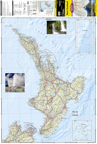 New Zealand (National Geographic Adventure Map) - Wide World Maps & MORE! - Map - National Geographic Maps - Wide World Maps & MORE!