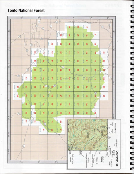 Tonto National Forest Atlas (7?' Quadrangle Topographic Maps) [Spiral-bound] Geospatial Services - Wide World Maps & MORE!