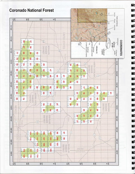 Coronado National Forest Atlas (7½' Quadrangle Topographic Maps) - Wide World Maps & MORE!