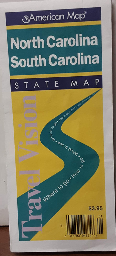 North & South Carolina: State Map (Travelvision State Maps) - Wide World Maps & MORE! - Book - Wide World Maps & MORE! - Wide World Maps & MORE!