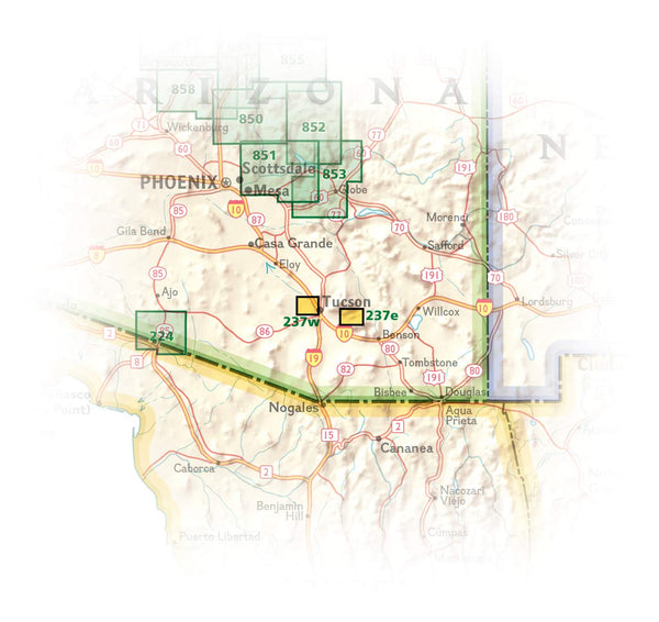 Saguaro National Park (National Geographic Trails Illustrated Map 237) - Wide World Maps & MORE! - Map - National Geographic Maps - Wide World Maps & MORE!