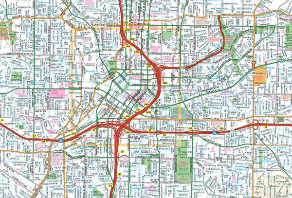 Atlanta, Georgia Street Map [Map] GM Johnson - Wide World Maps & MORE!