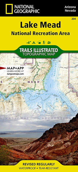 2020 Lake Mead National Recreation Area (National Geographic Trails Illustrated Map, 204) - Wide World Maps & MORE!