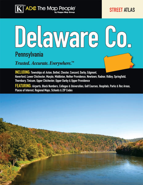 Delaware County, PA Street Atlas - Wide World Maps & MORE! - Book - Wide World Maps & MORE! - Wide World Maps & MORE!
