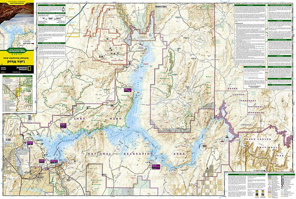 2020 Lake Mead National Recreation Area (National Geographic Trails Illustrated Map, 204) - Wide World Maps & MORE!