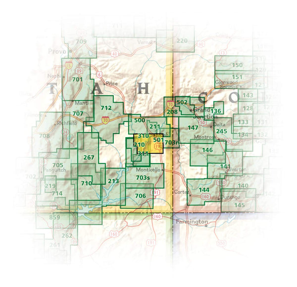 Moab South (National Geographic Trails Illustrated Map) - Wide World Maps & MORE! - Map - Trails Illustrated - Wide World Maps & MORE!